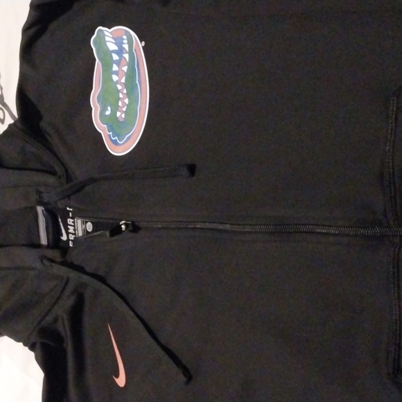 Men's Nike Florida Gators XL Therma-Fit Black hooded Jacket Pre-owned - Picture 4 of 7